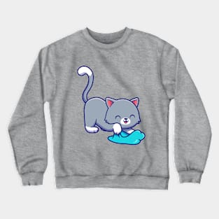 Cozy Kitty Comfor Crewneck Sweatshirt